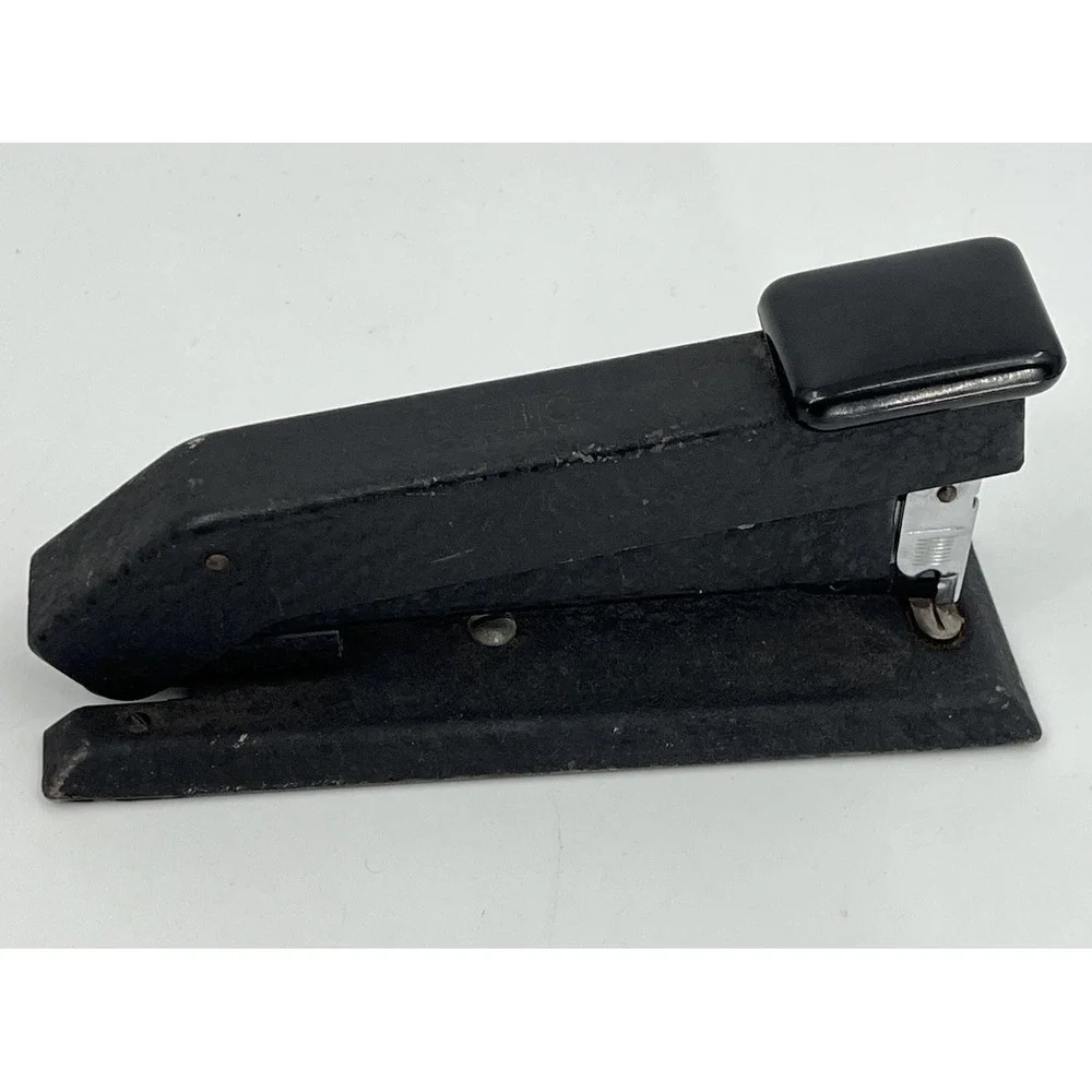 Vintage Bostitch B5 Model Black Textured Metal Stapler‎ Made In USA